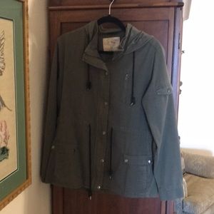 Ci Sono Originals jacket with waist tie snaps and zipper